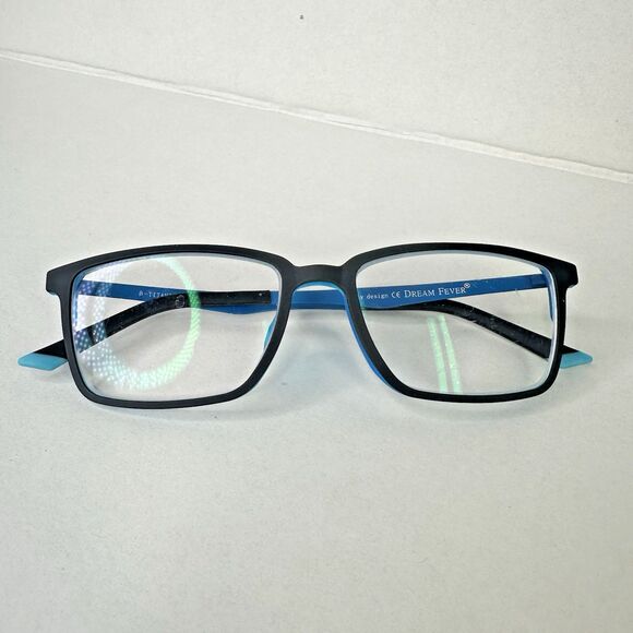 Dream Fever H774 Titanium Eyeglasses 54-17-145 Black/Blue Italy FRAMES ONLY